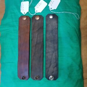 Handmade leather bracelet